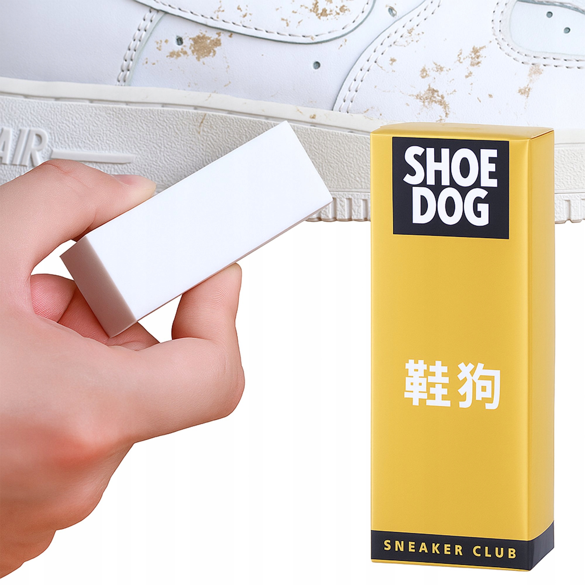 Kostka Gumička Čistící Čistič Na Boty Nubuková Semišová Obuv Bílá