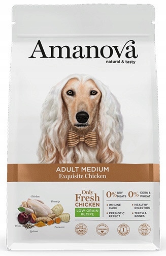 Levně Amanova Dog Adult Medium Exquisite Chicken – kuře 12 kg