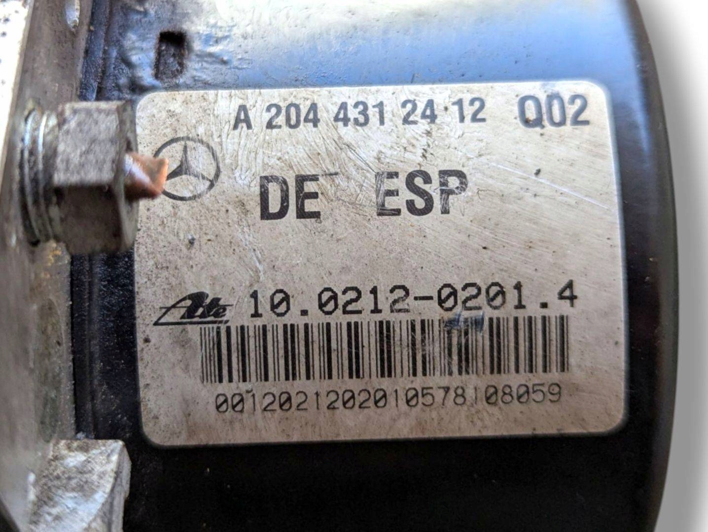 Pompa ABS Mercedes-Benz C W204 S204 2008 A2045455332