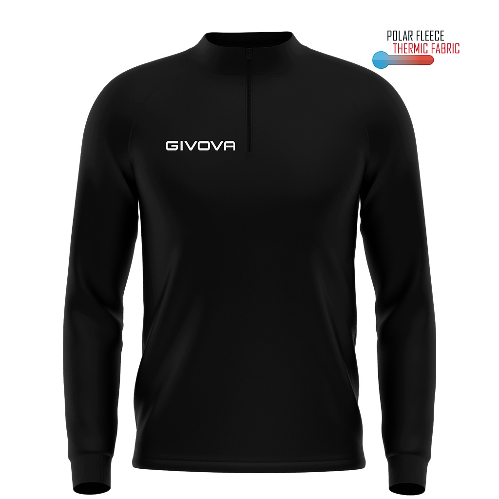 Givova Maglia Tecnica sportovní mikina unisex, černá