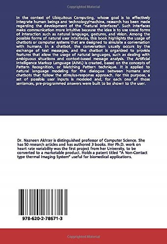 Patel, Saniya Raheen Artificial Intelligence Based Chat Bot Design: Design Język publikacji angielski