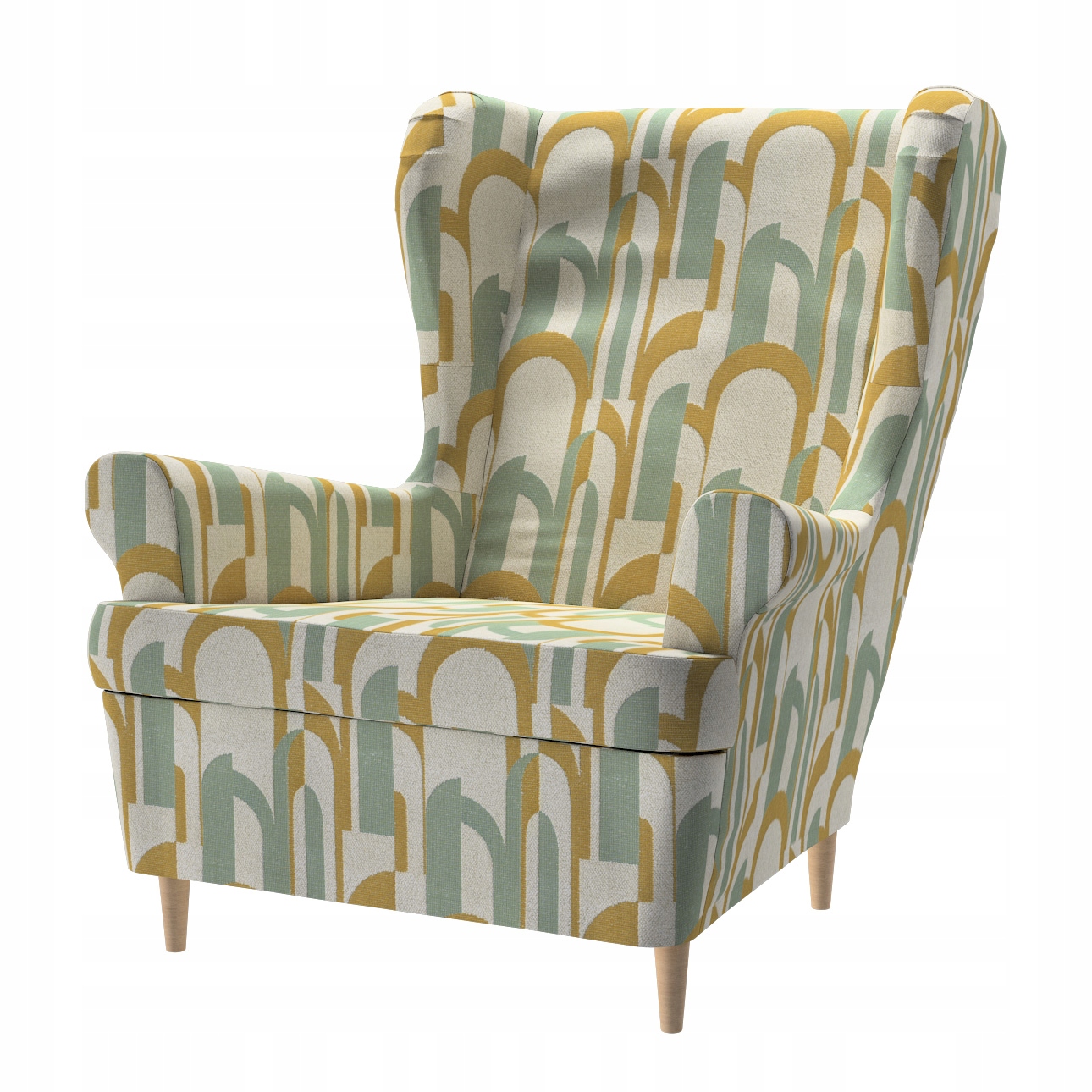 Potah na křeslo Strandmon Ikea oranžový