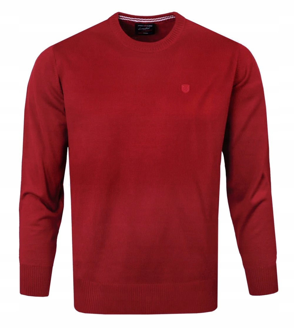 Vlněný svetr s Kulatý výstřihem (U-Neck) Pako Jeans Červená XL