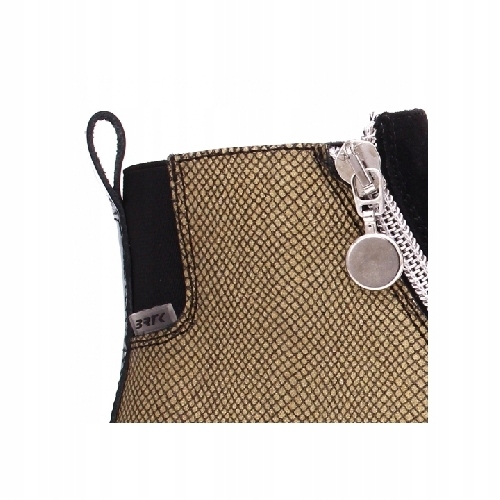 Botki ocieplane BARTEK dla dziewcząt beżowo-czarny r.35 Bohater / Bajka brak