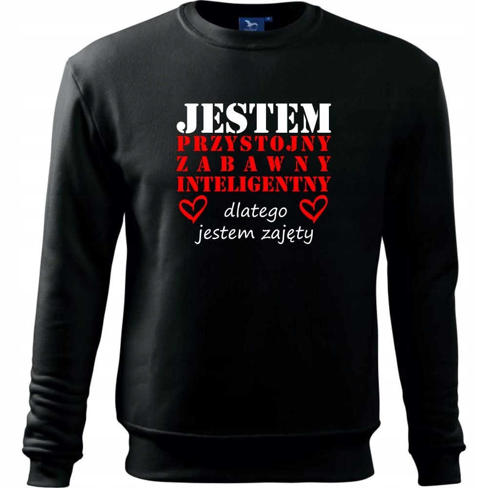 

Bluza Męska Z Nadrukiem Na Dzień Chłopaka Prezent