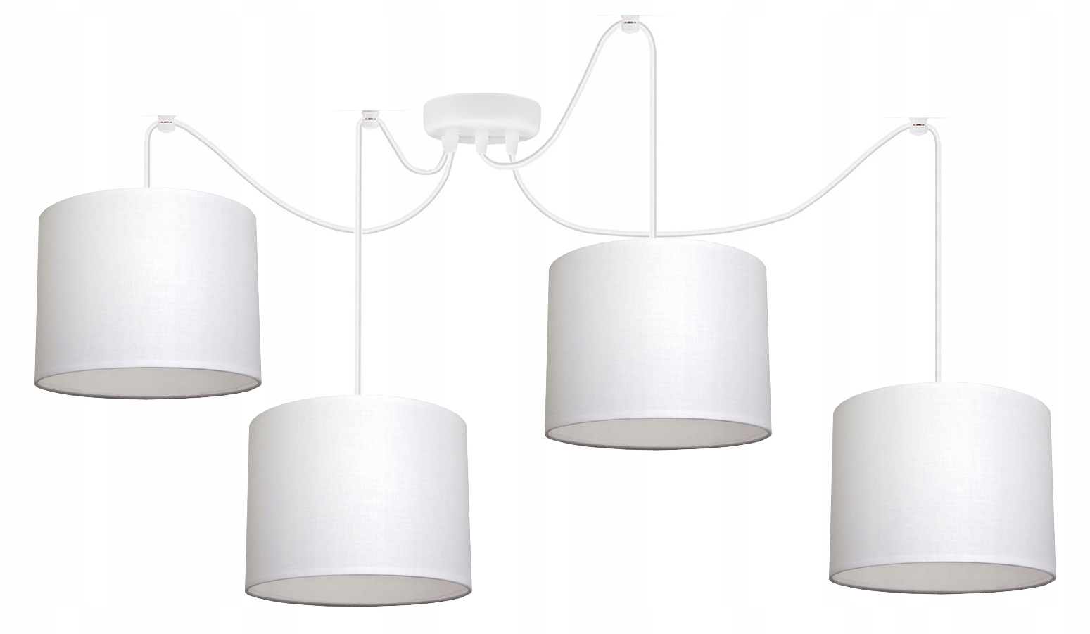 Závěsná Lampa Lustr Pavouk Stínidlo 4 Moderní