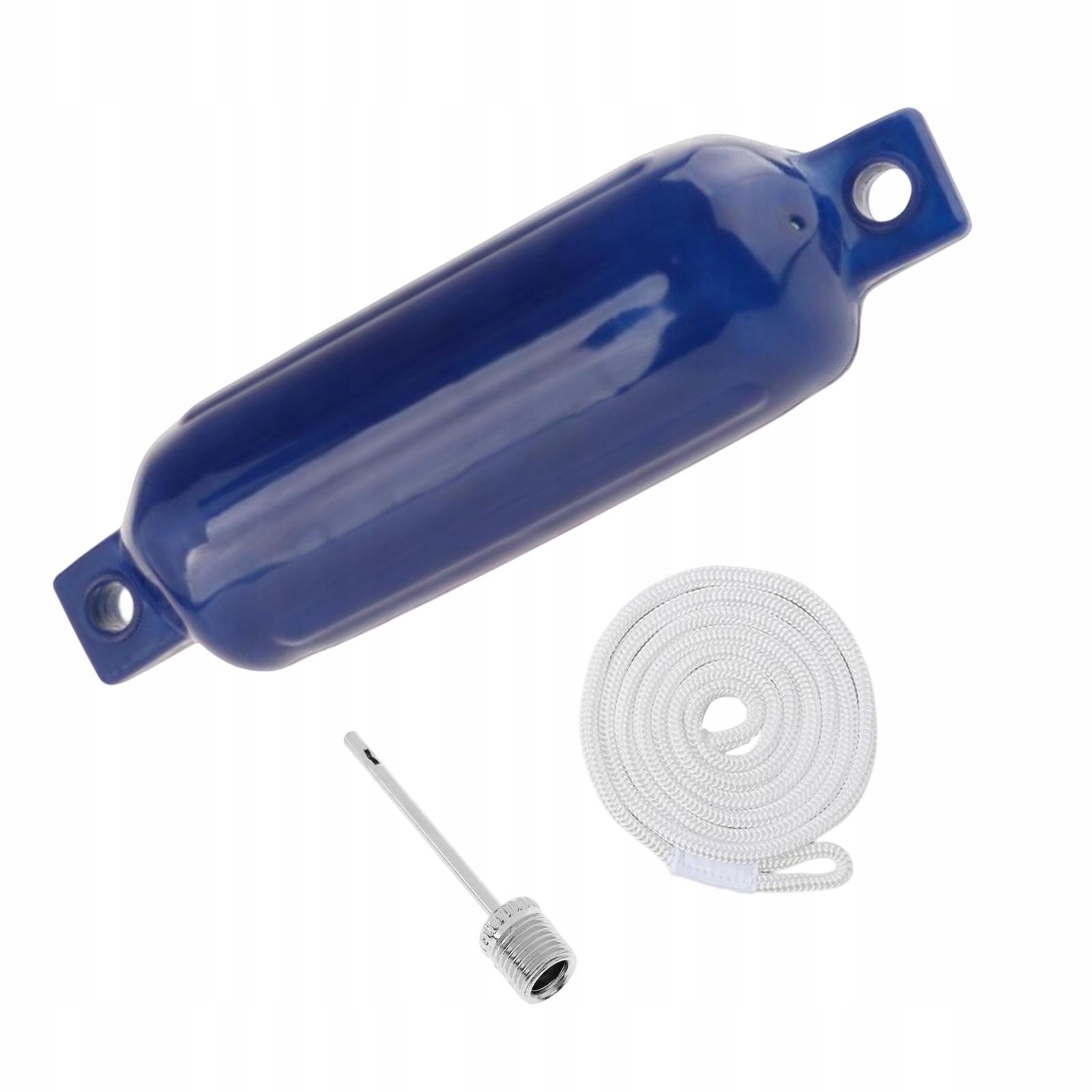 Boat Fender Round Inflatable Pin Swim Boja dla małych niebieskich z białą liną