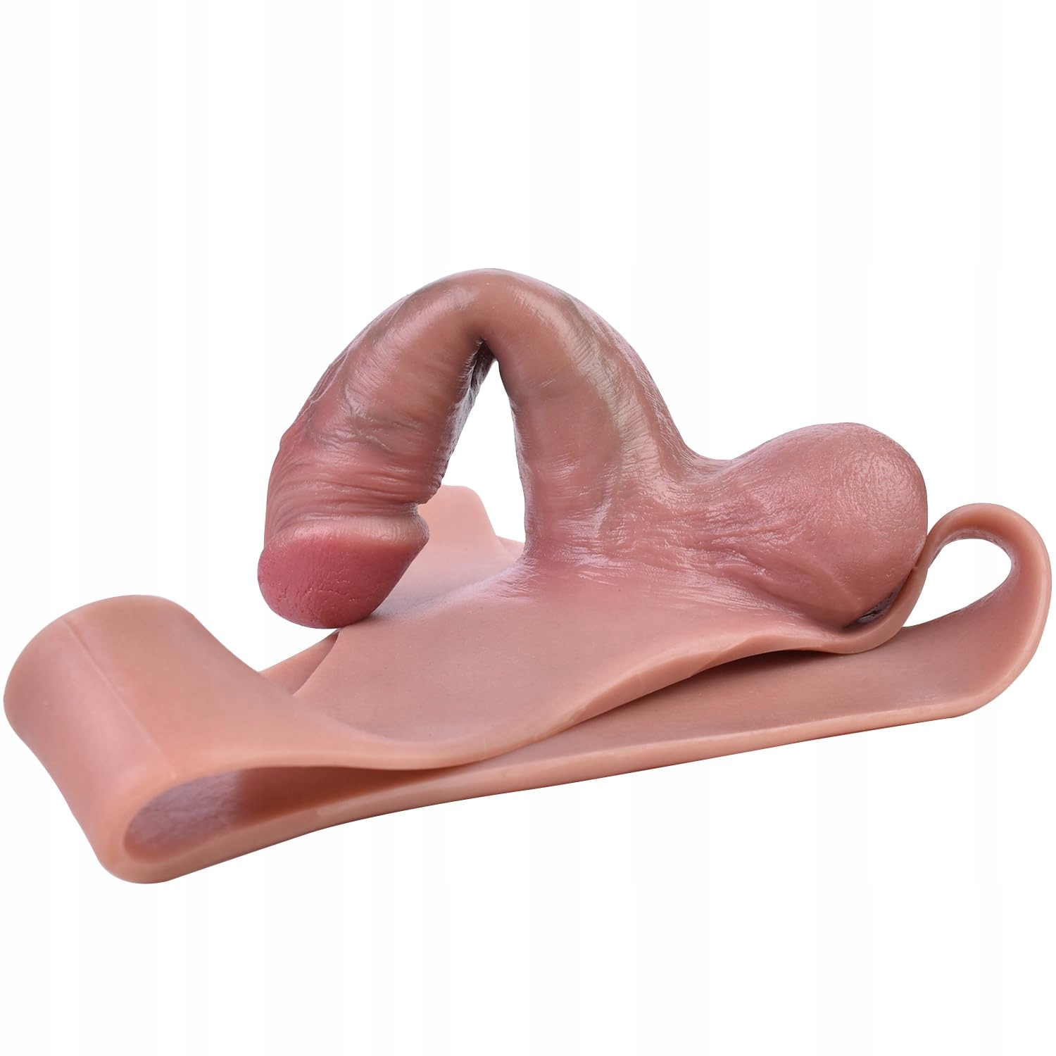 YOUXCLIAN Realistyczny Silikonowy Strap On Dildo z Jądrami — miniatura 2