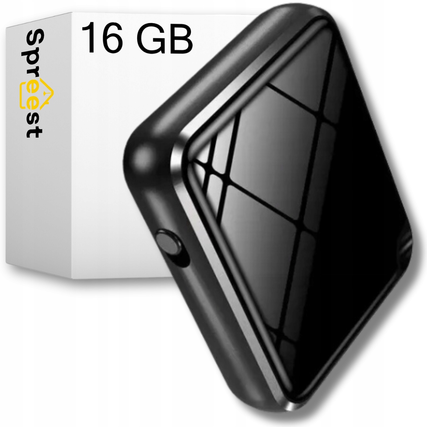Špionážní Diktafon Mini Digitální Odposlech Malý Flash Disk 16GB Sluchátka