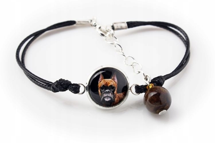 

Bokser Bransoletka z Twoim zdjęciem, Handmade