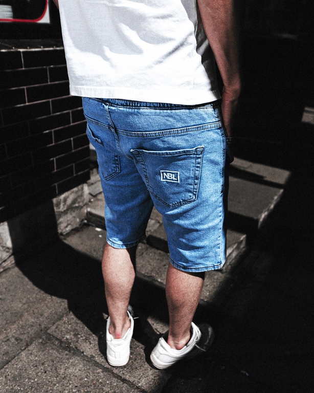 Kraťasy New Bad Line Jeans Icon Blue Nbl L