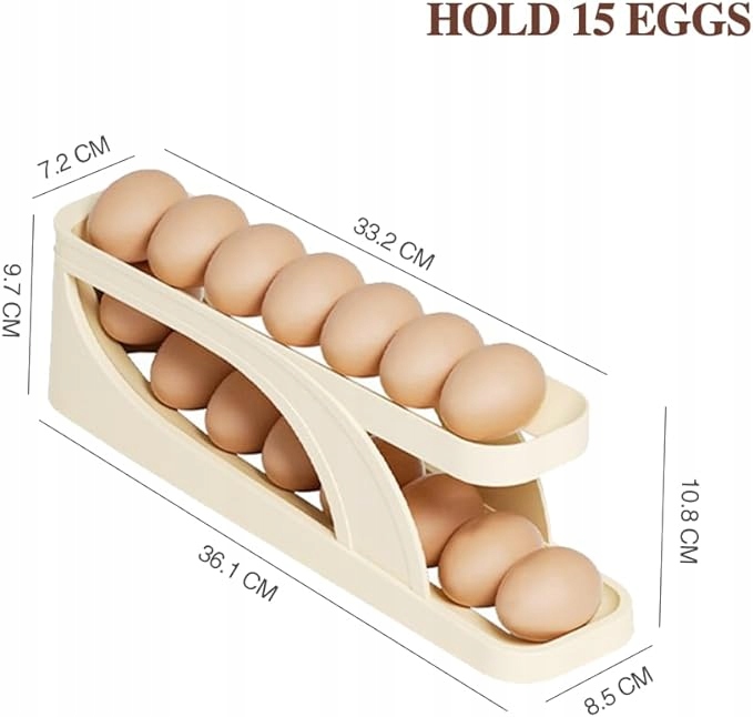 UCHWYT DOZOWNIK NA JAJKA 2 WARSTWY Materiał wykonania tworzywo sztuczne