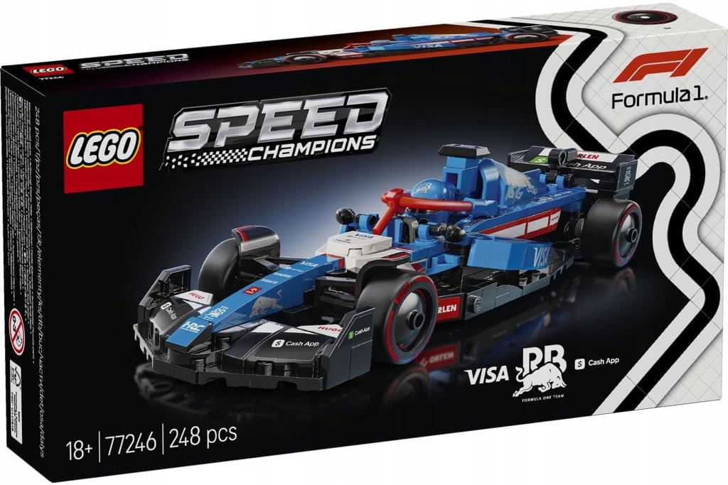 Lego Speed Champions Formule F1 Visa Cash App Rb Vcarb 01 Sada 77246