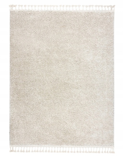 Koberec Krémový Obdélníkový Pulpy Shaggy 100 x 300 cm