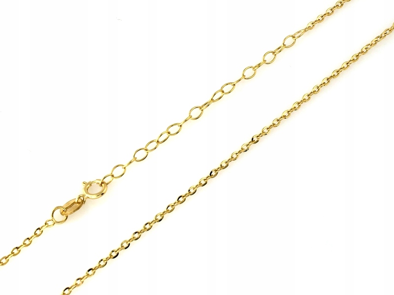 Zlatý řetízek dámský rolo ankr 14k, prodloužení na křtiny, módní dárky