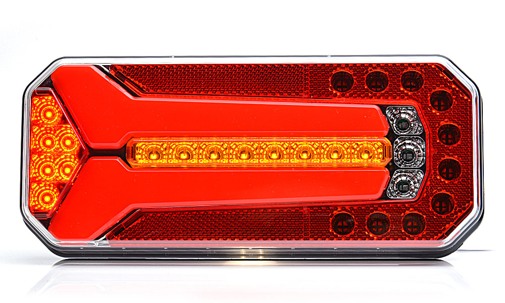 LAMPA TYLNA ZESPOLONA LED DIODA WAŚ W150 lawety