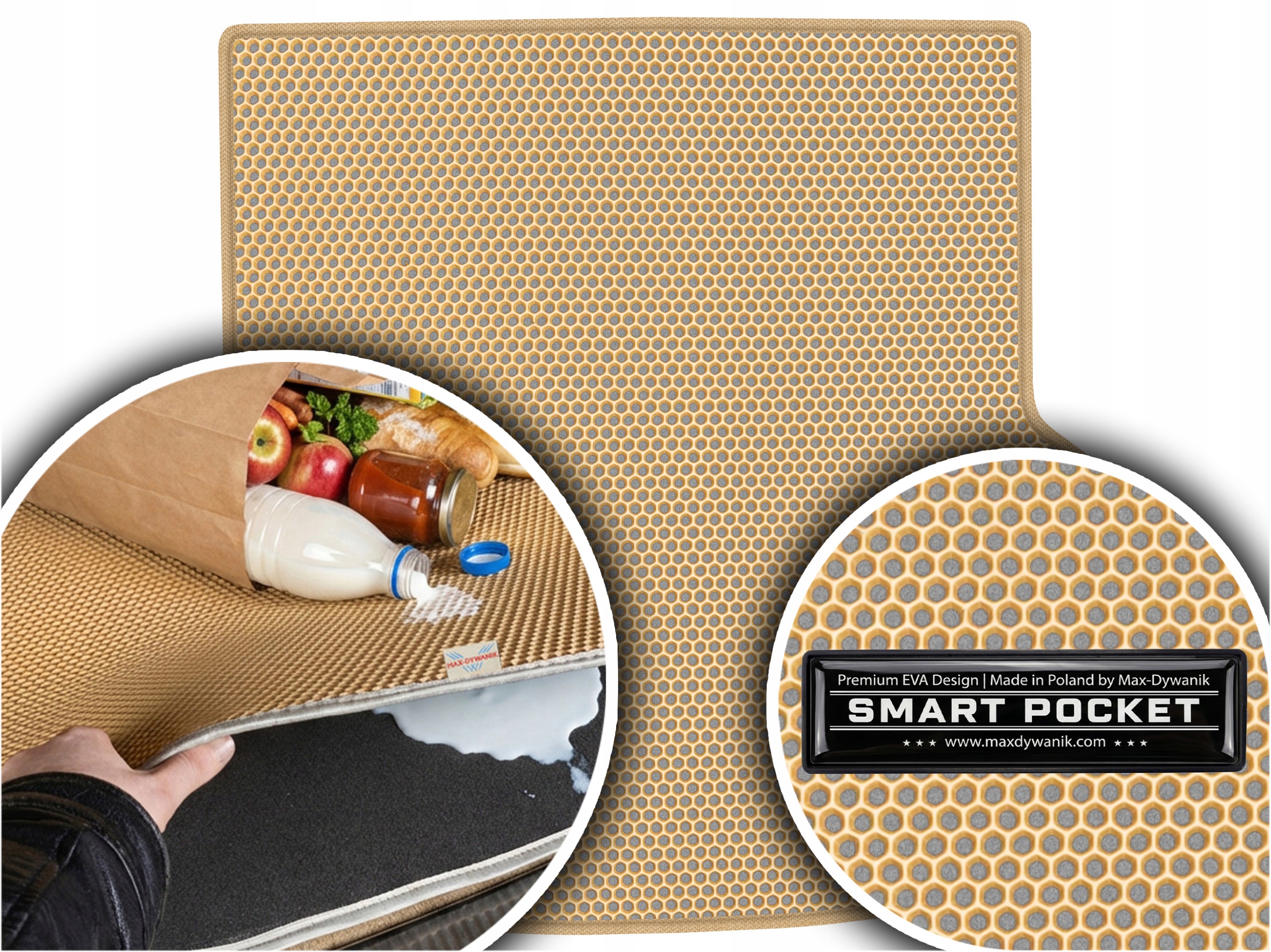 Toyota Avensis III Kombi 2009-2018 Vložka do batožinového priestoru Eva Smart Pocket Bežová