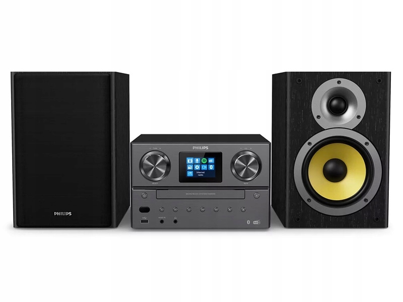 WIEŻA PHILIPS TAM8905/10 CD BT WIFI FM DAB+ Czarny