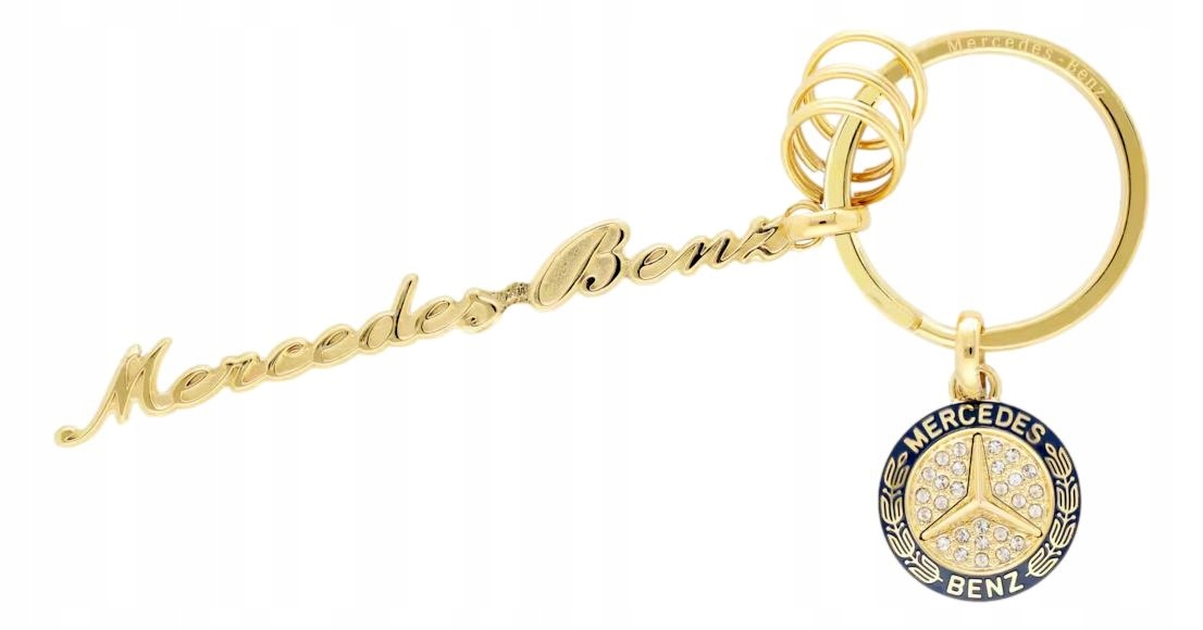 Mercedes Kľúčenka Mercedes-benz Classic zlatá