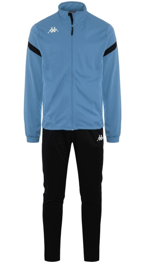 Dres treningowy Kappa Dalcito błękitno-czarny 321E1IW A06 roz. M