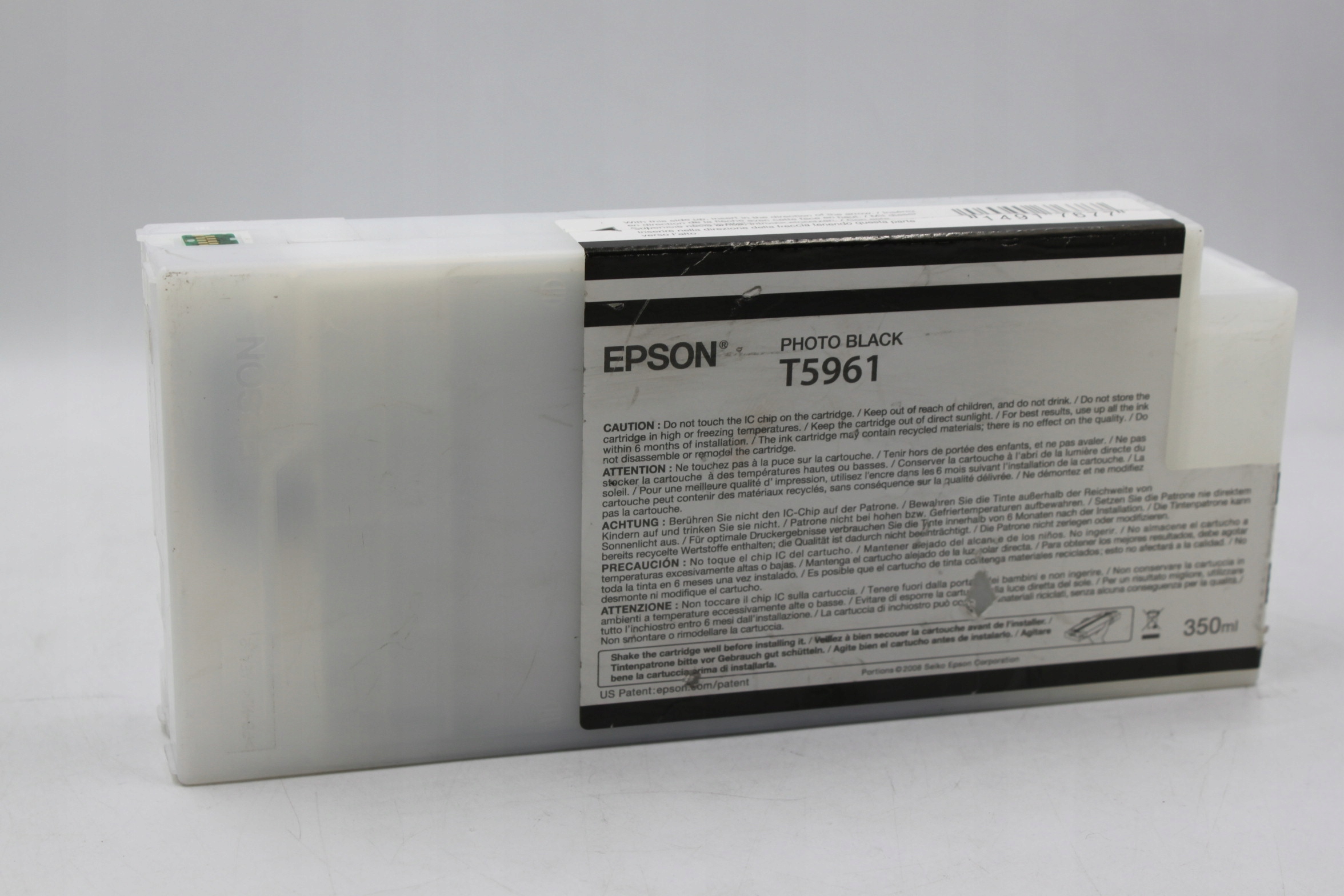 Epson T5961 C13T596100 atrament photo black 17-19 originál