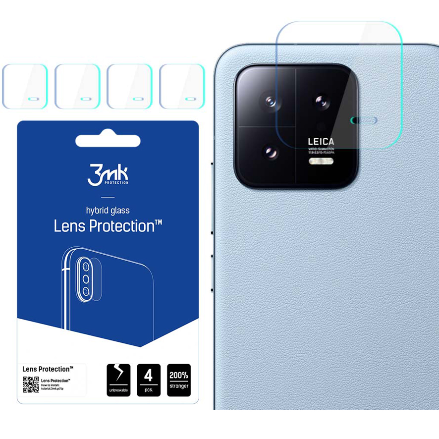 

Osłona na aparat, szkło hybrydowe 3mk do Xiaomi 13