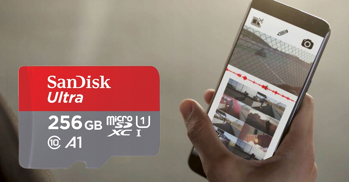 Karta pamięci SANDISK Ultra microSDXC 256GB Dołączony adapter tak