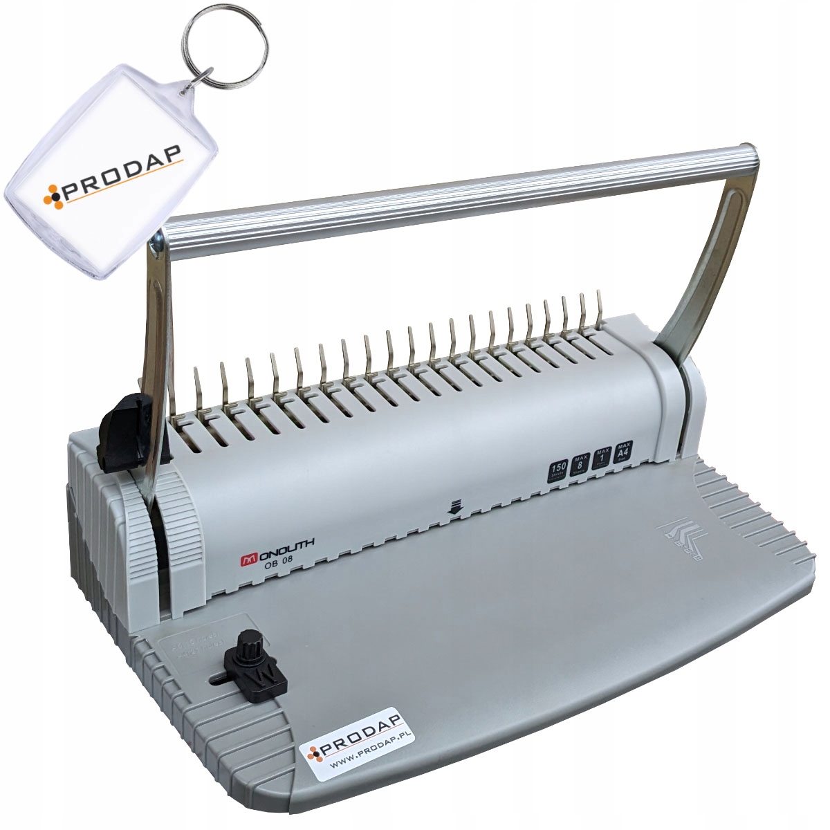 BINDOWNICA A4 MONOLITH 150 KARTEK 297mm REGULACJA MARGINESU PRODAP