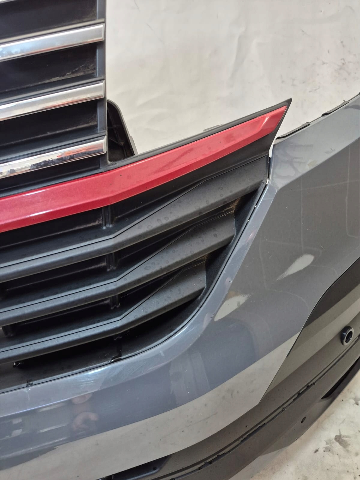 VW T6 LIFT T6.1 19-24 bumper front front grill support 7LA807221A