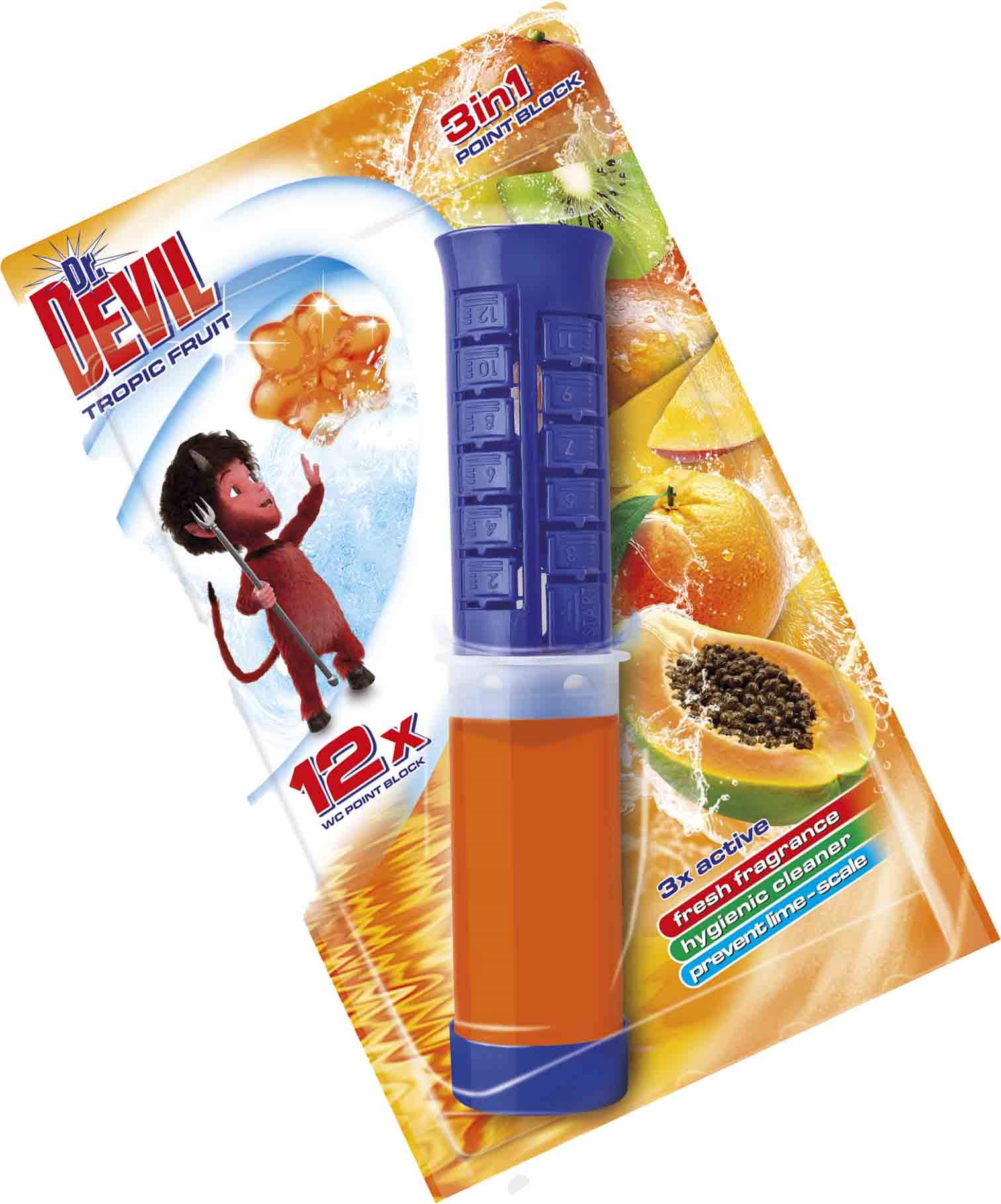 

Dr Devil Point Block Do Toalet 75 ml Tropic Fruit