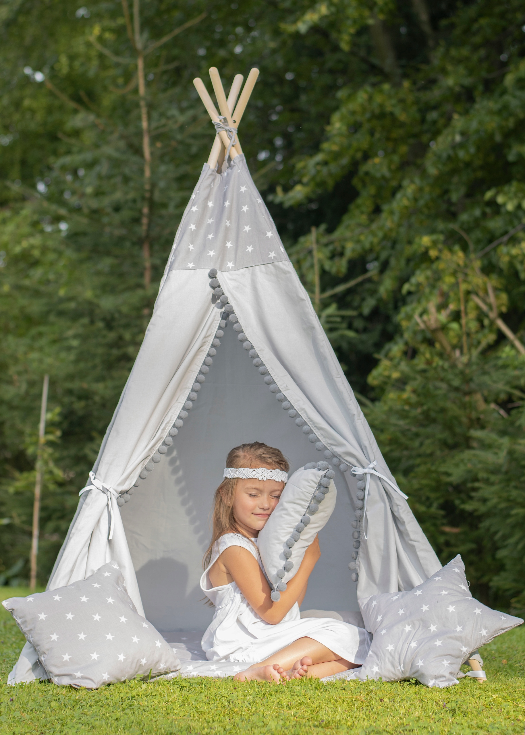 Namiot dla dzieci TIPI POMPON+STABILIZATOR STELAŻA Rodzaj iglo, wigwam