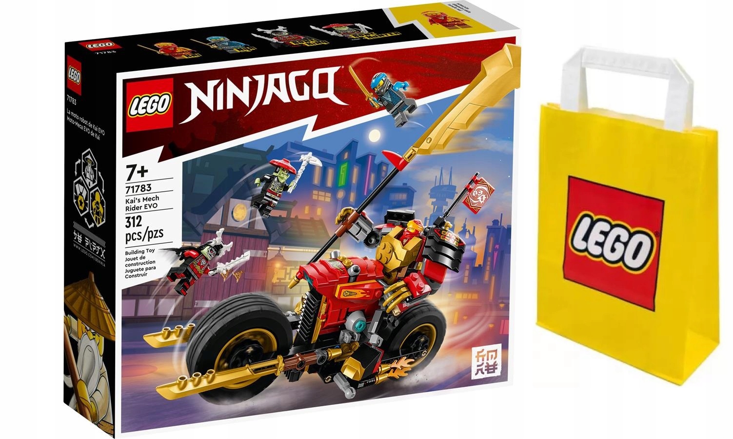 Lego Ninjago 71783 Jeździec-Mech Kaia Evo