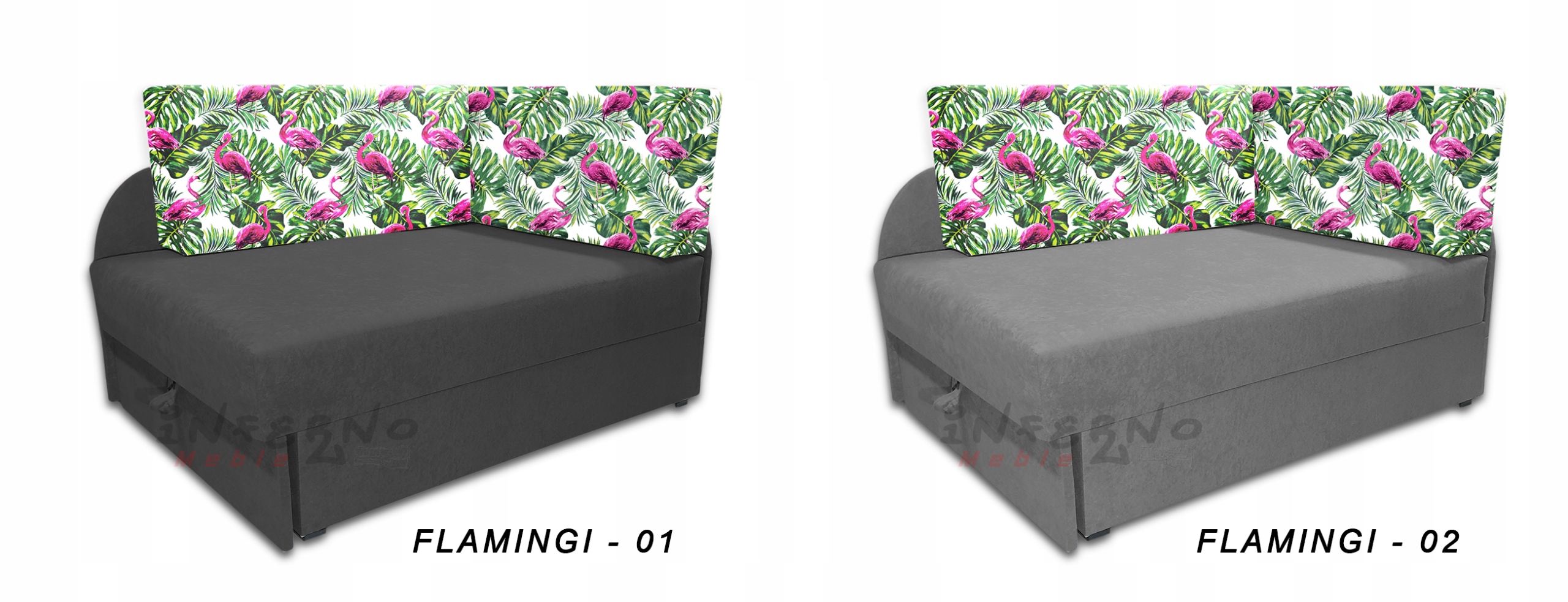 Rozkładane łóżko dziecięce, sofa dla dziecka Długość mebla 172 cm