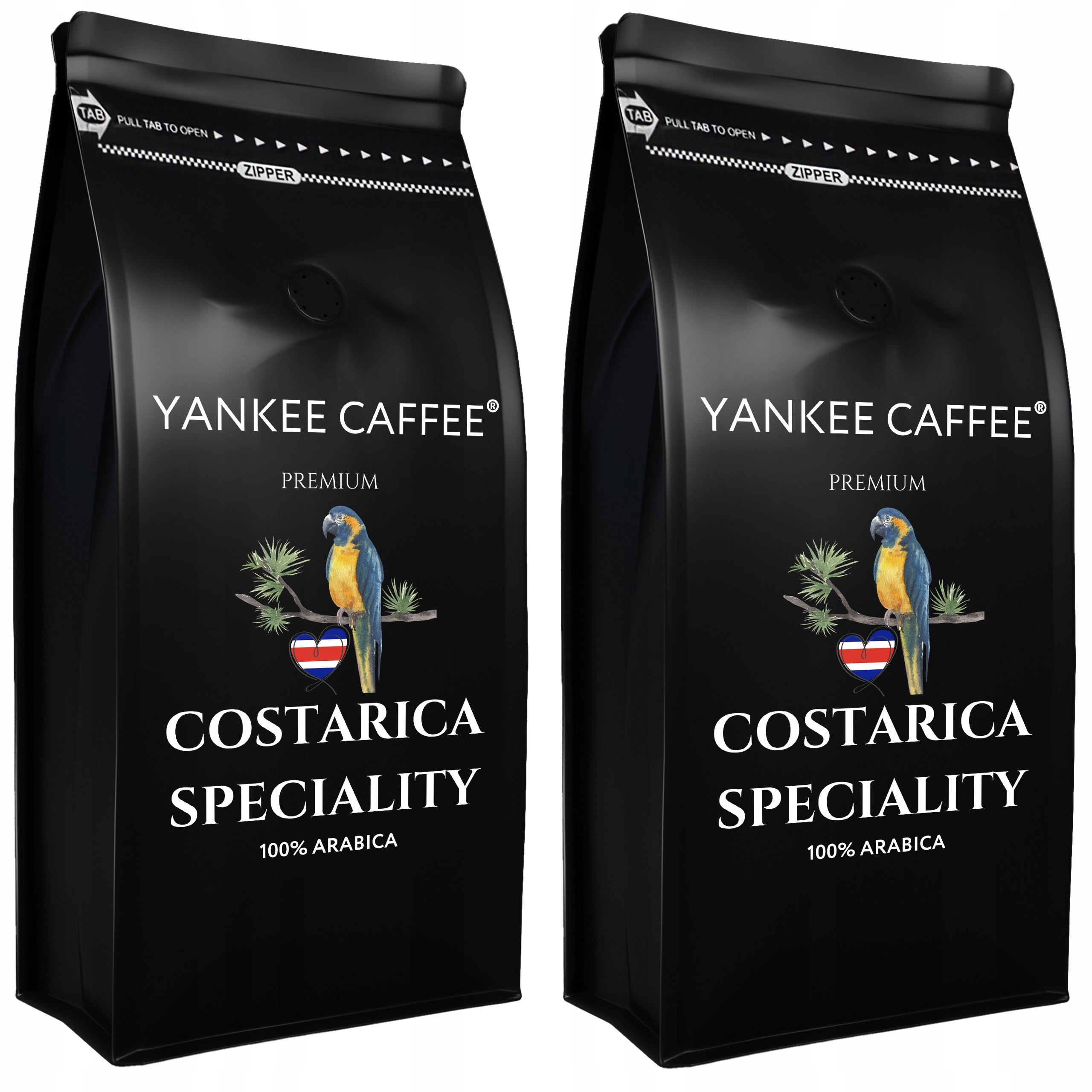 Káva zrnková 2kg Arabica Costarica Speciality (2x1kg) pražená dle Sca