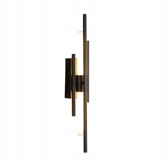 Safara – elegantné moderné Led nástenné svietidlo čierne 60 cm