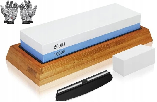 Vodní Kamenný Brousek Na Nože 1000/6000, Sada Na Ostření Rukavice