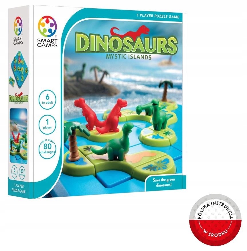Edukacyjne Gry Dla Dziecka 9 Latka Logiczna Gra Smart Games Dinosaurs Eng.