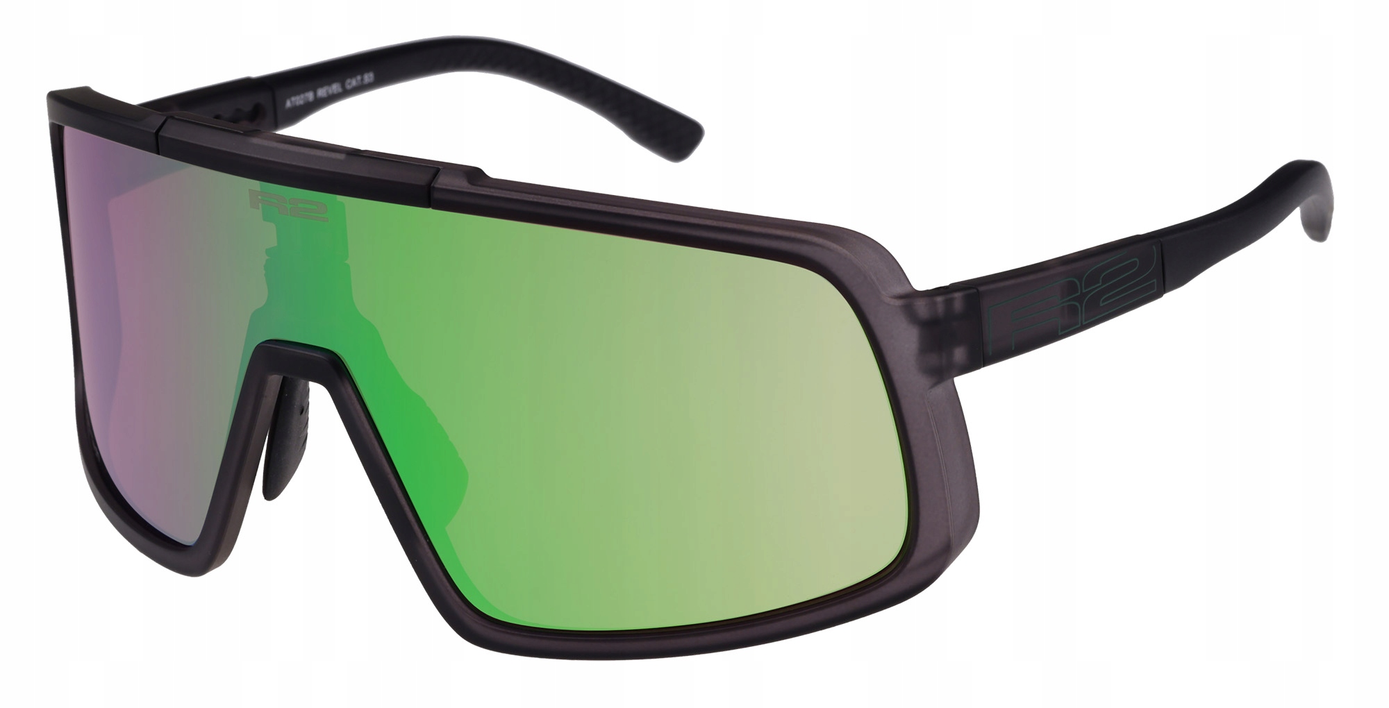 Okulary rowerowe R2 AT027B Revel czarne