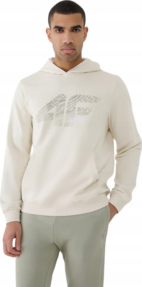 Pánská Mikina 4F M1585 Krémová 4F WSS25TSWSM1585 12S vel. 2XL