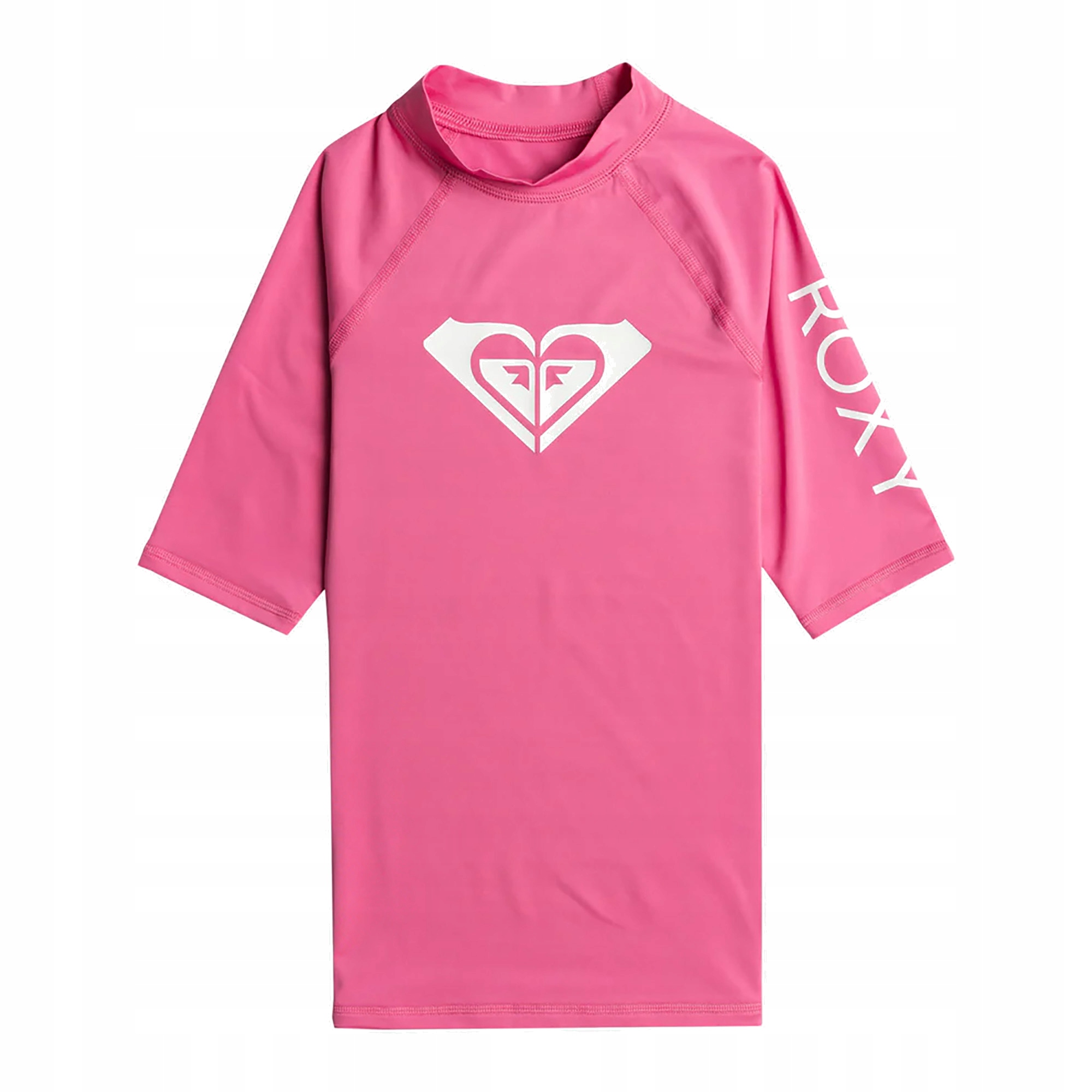Koszulka do pływania dziecięca Roxy Wholehearted shocking pink 6 (116)