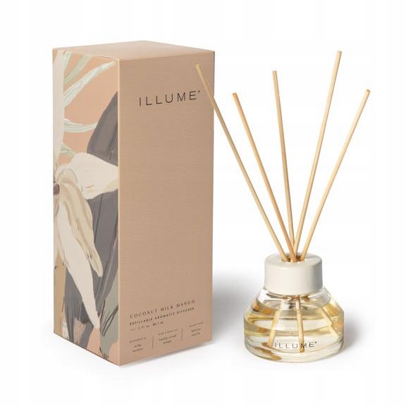 Bloomingville Illume Difuzér s vůní a tyčinkami 88,7 ml Coconut Milk