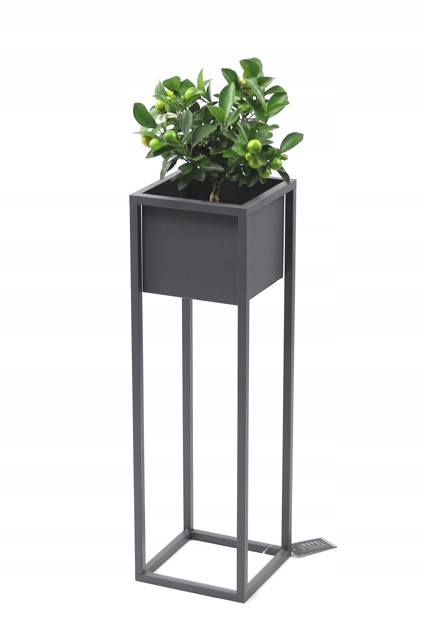 

Kwietnik Metalowy Cubo 70cm szary loft