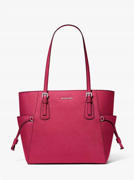 Michael Kors dámská kožená velká kabelka Voyager červená