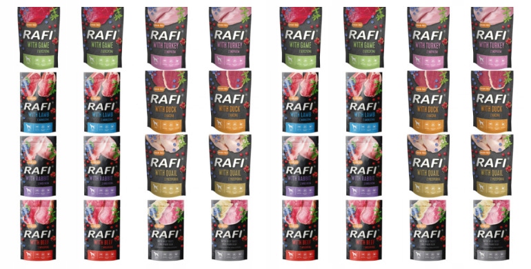 MIX Krmiva Pro Psy 500 G Rafi 32 Kusů