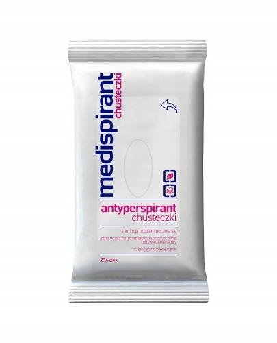 

Medispirant Chusteczki antyperspiracyjne 20 szt.