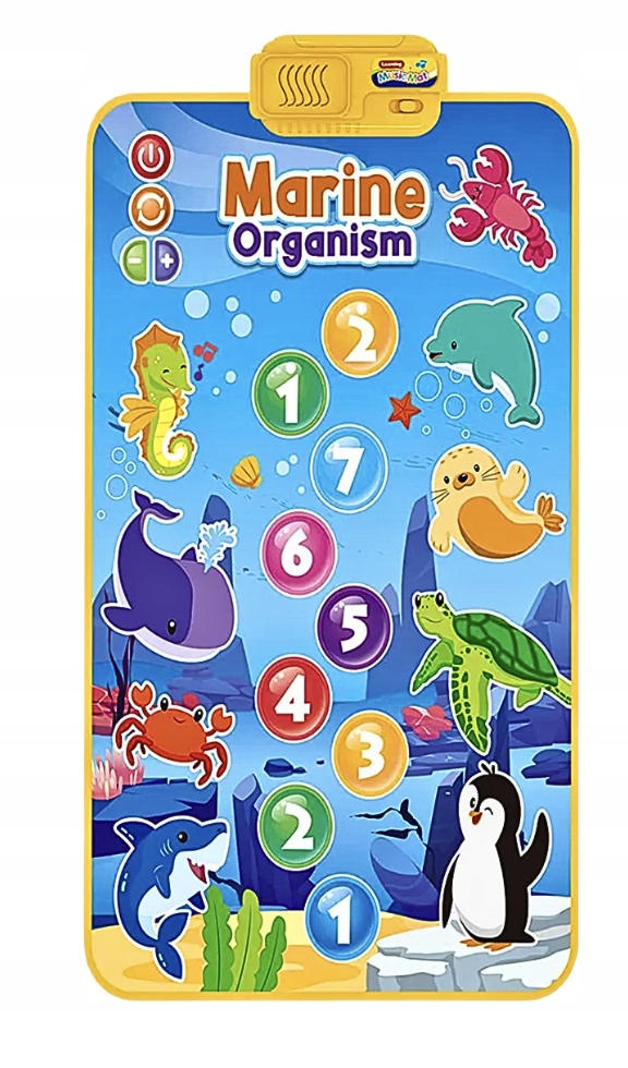 MATA MUZYCZNA TANECZNA INTERAKTYWNA ZWIERZĄTKA MORSKIE ZABAWKA DLA DZIECI Marka inna