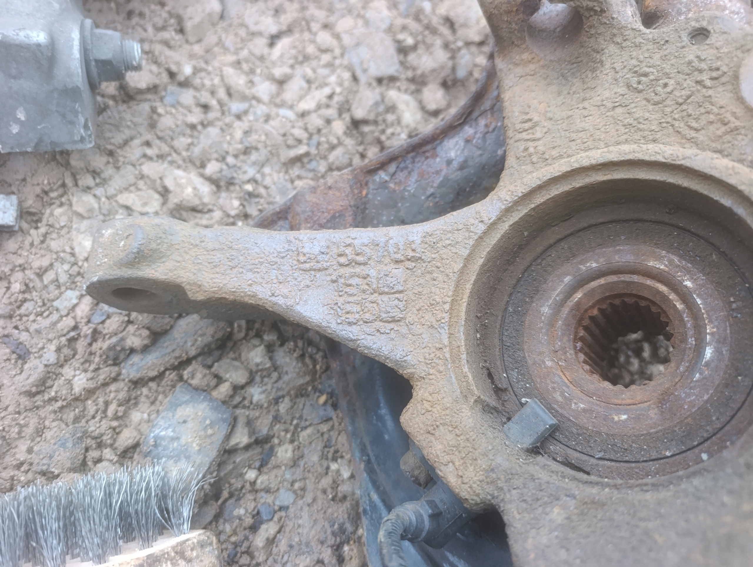 swing z of the pivot left front left front Opel Corsa D 55703153
