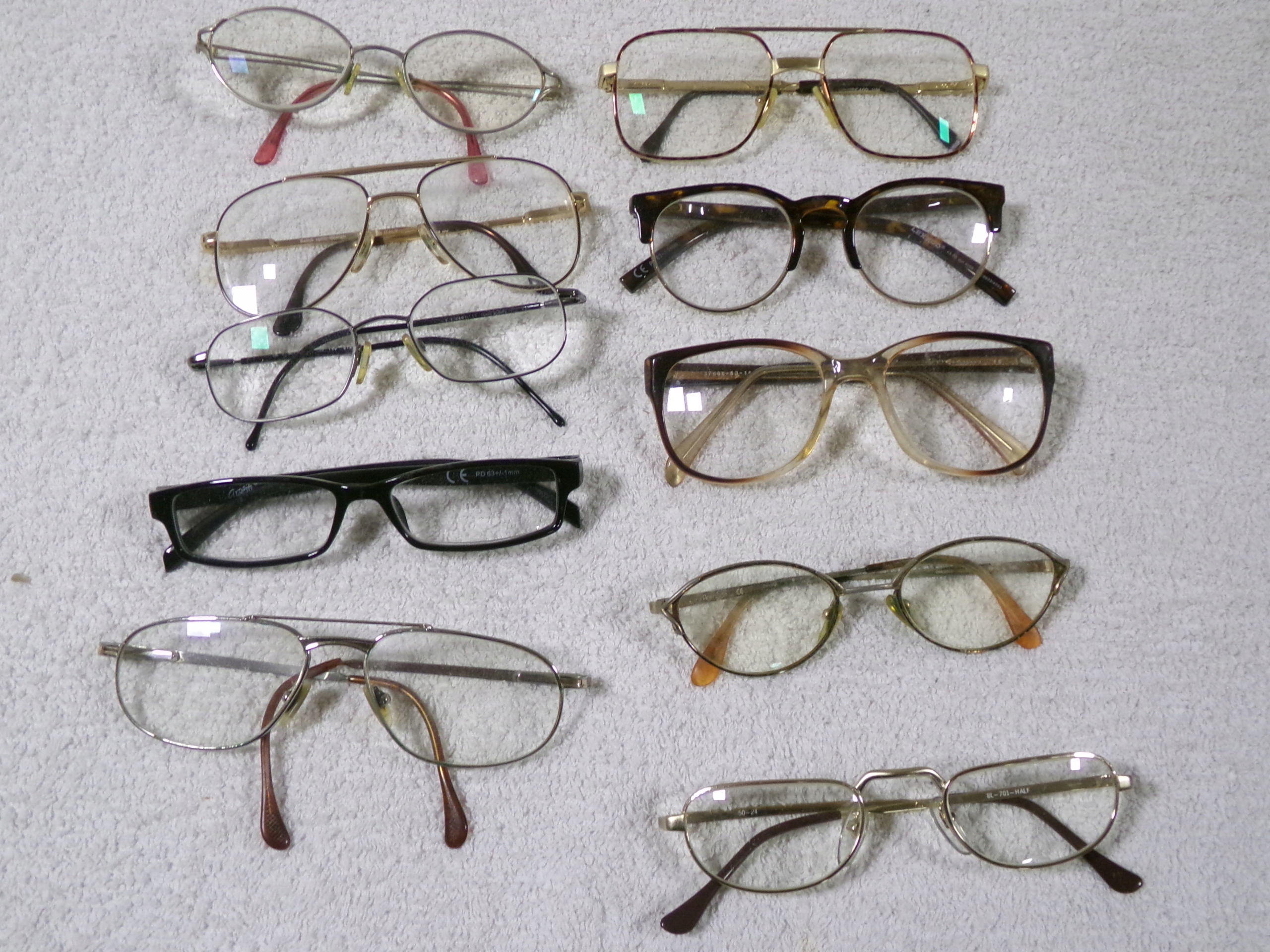 ZESTAW OKULARÓW -10 sztuk