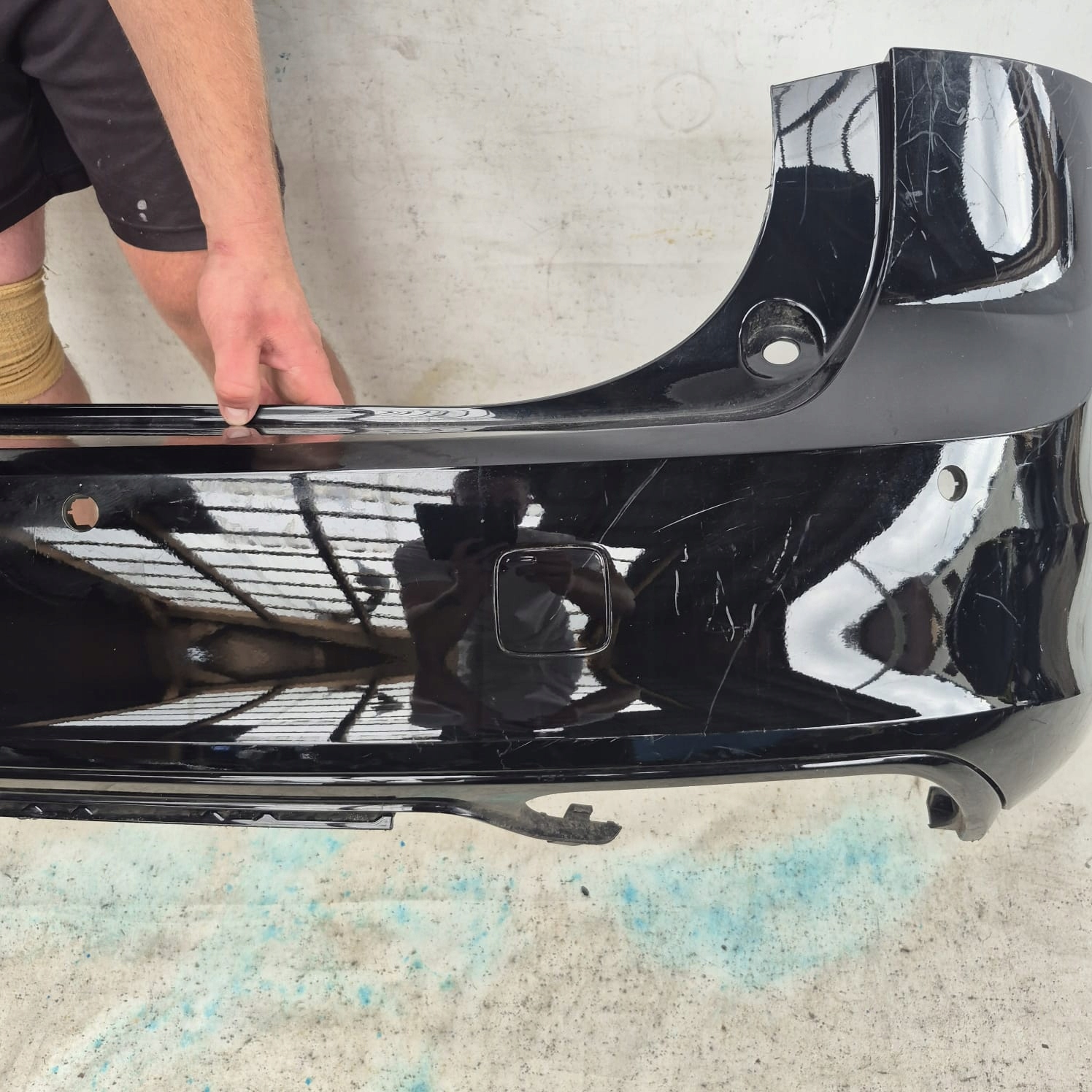 VOLVO V90 R-design 16-20 bumper rear part rear PDC