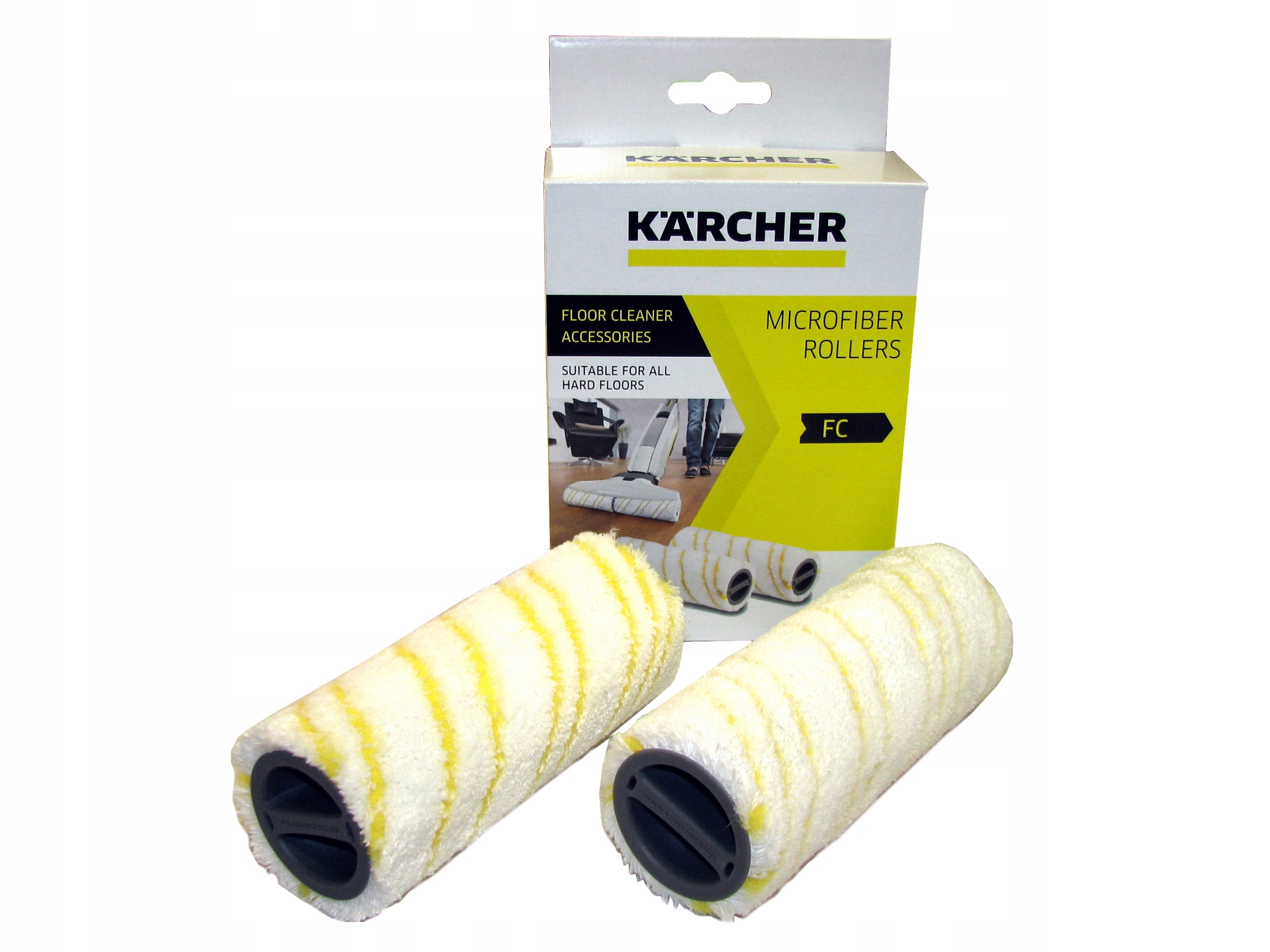 Karcher wałki pady żółte do FC3 FC5 FC7 mikrofibra